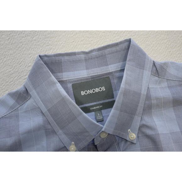 Bonobos Dress Shirt Standard Fit Plaid Casual Button Up Mens Sz Large - Picture 5 of 6